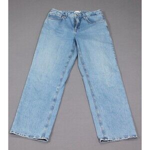 Good American Good 90'S Straight Leg Jeans High Rise Stretch Tag Sz 6/28 (31X32)